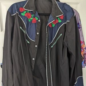 Coofandy western shirt